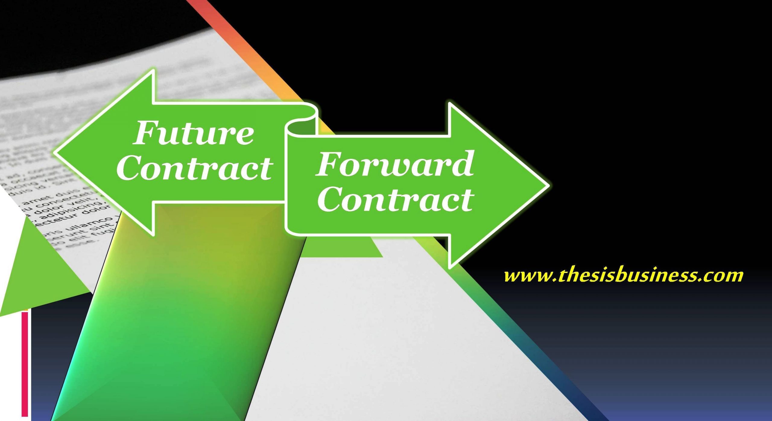 Difference between Futures and Forward Contract