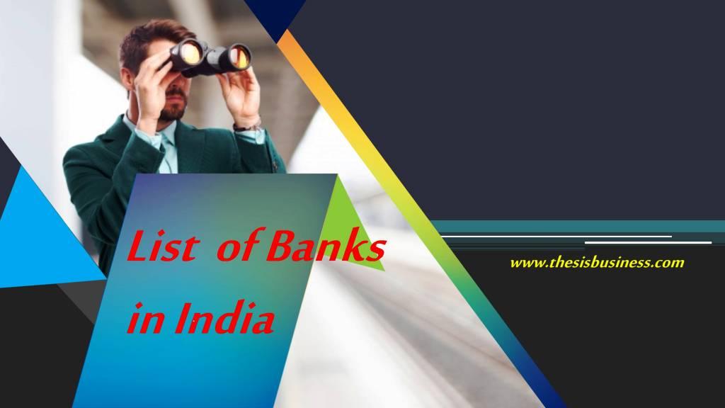 banks in india