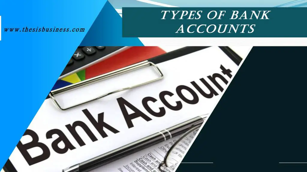 different types of bank accounts