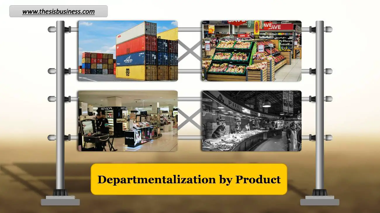 departmentalization by product